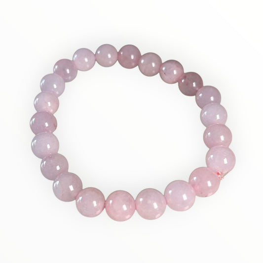 Pulseira de Quartzo Rosa – Amor, Autocuidado e Equilíbrio Emocional