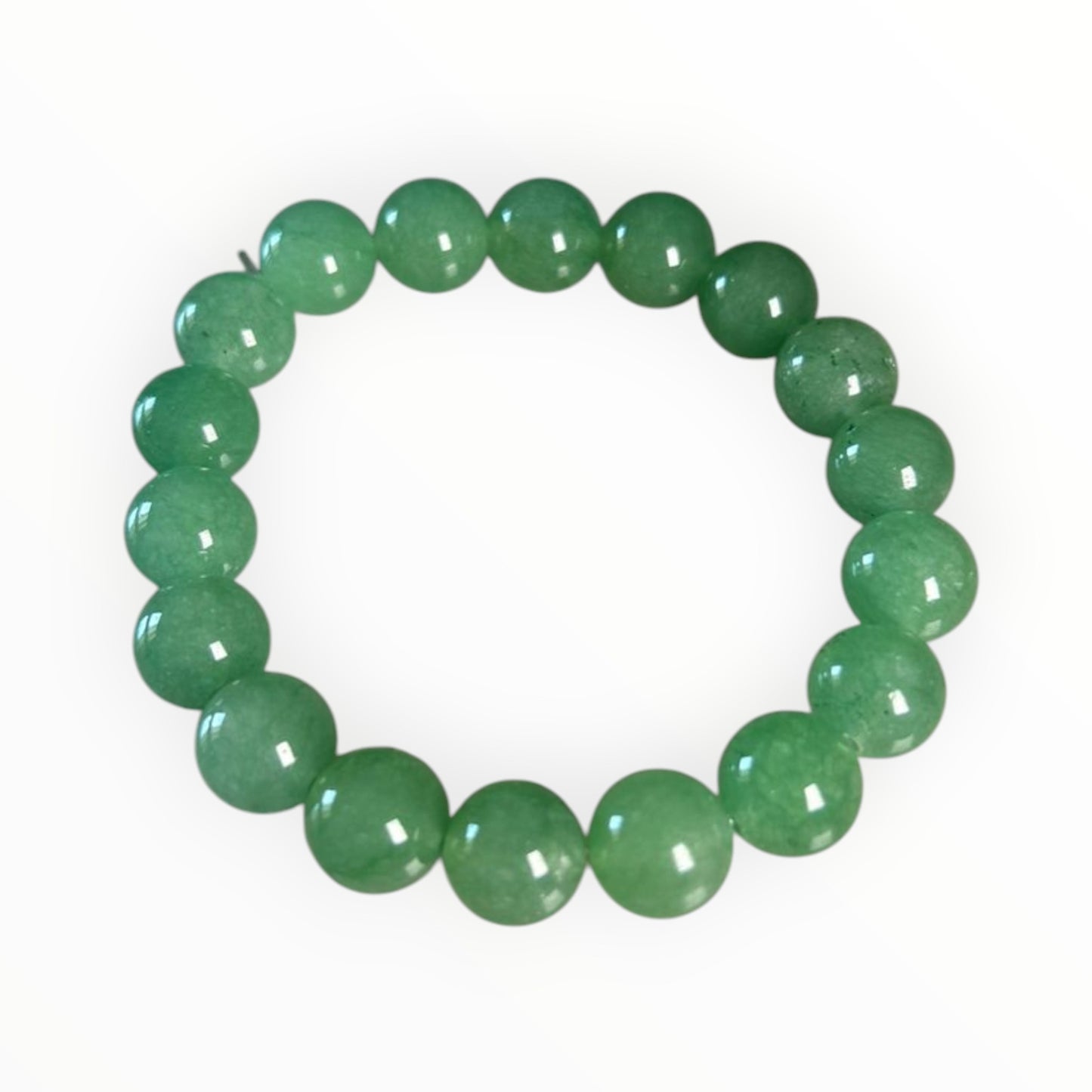 Pulseira de Quartzo Verde – Saúde, Equilíbrio e Vitalidade