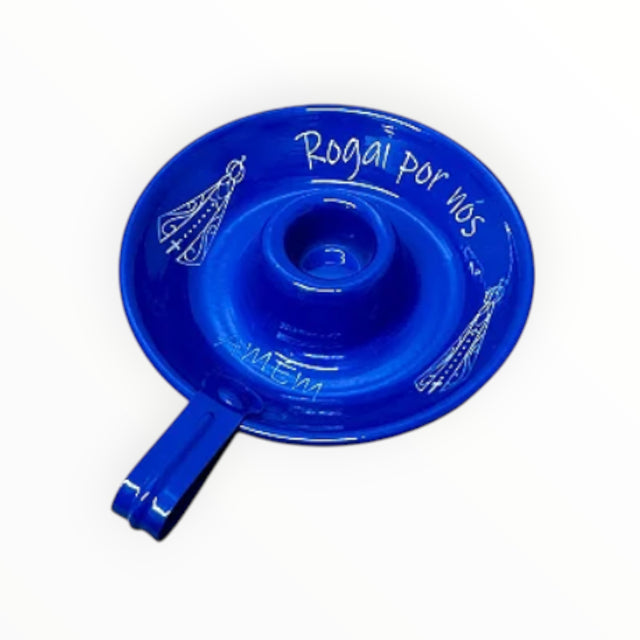 Castiçal Aluminio Vela Palito N.S. Aparecida